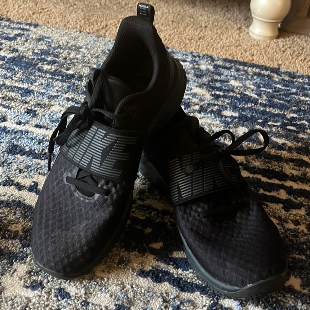 black, nike shoes